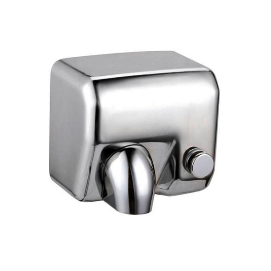 Manual operation stainless steel anti vandal washroom school hand dryer