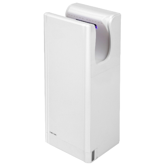 Blue Dry Eco fast blade hand dryer with HEPA filter and UV light, adjustable airspeed and temperature